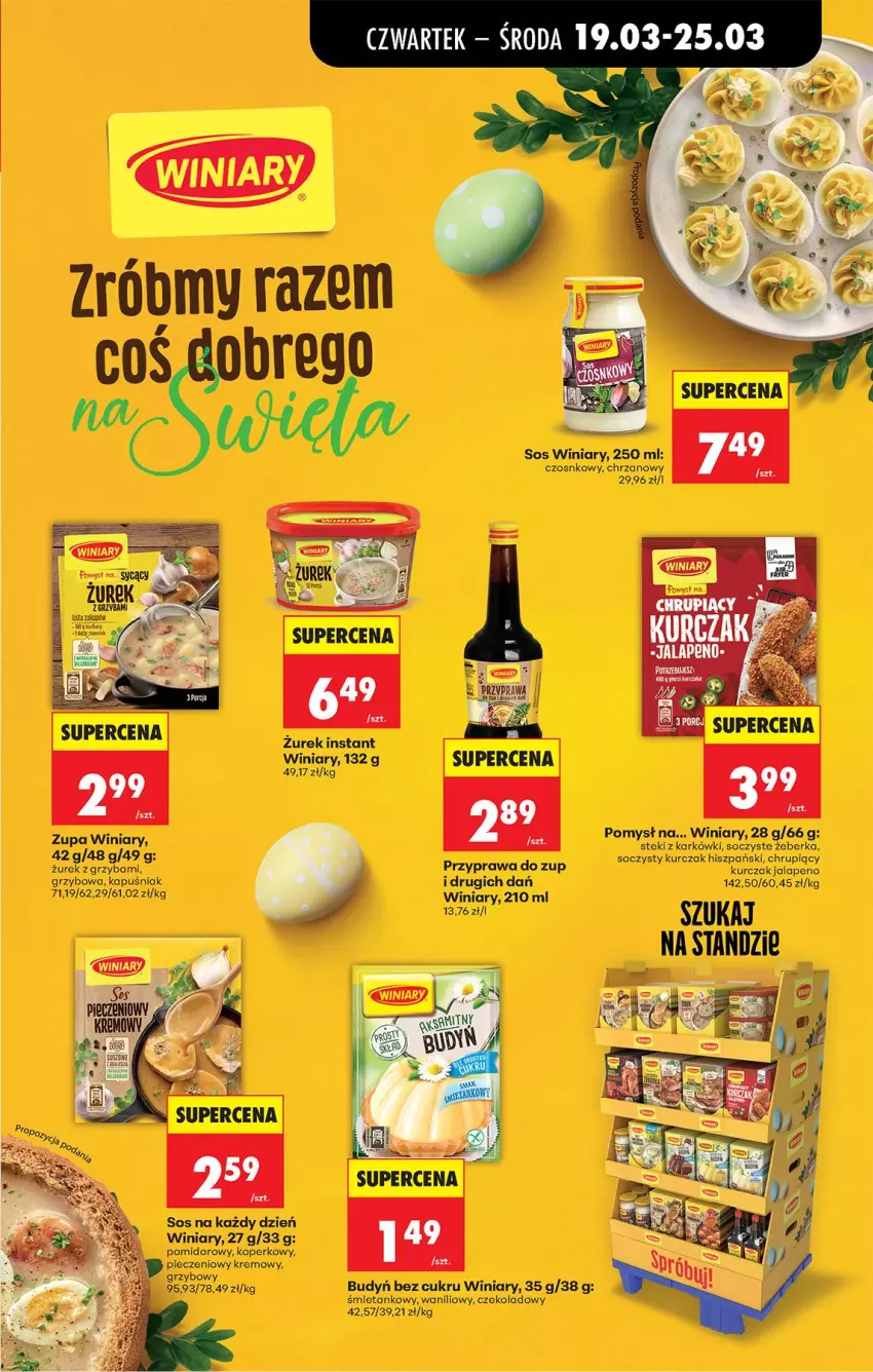 Gazetka promocyjna Biedronka - Od Czwartku - ważna 19.03 do 25.03.2026 - strona 64 - produkty: Budyń, Chrzan, Kurczak, Piec, Sos, Stek, Winiary