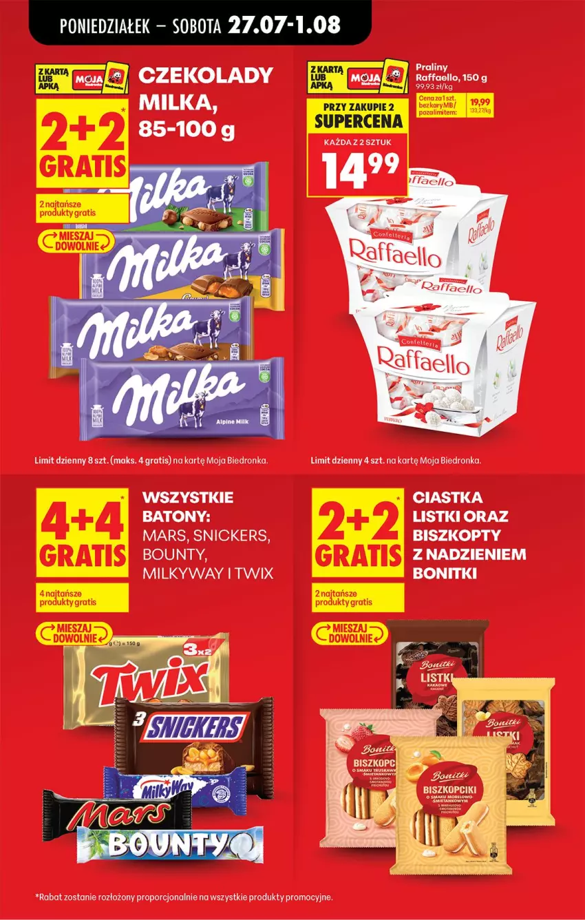 Gazetka promocyjna Biedronka - Od Poniedziałku - ważna 27.07 do 01.08.2026 - strona 11 - produkty: Bounty, Fa, Gra, Mars, Por, Snickers, Twix
