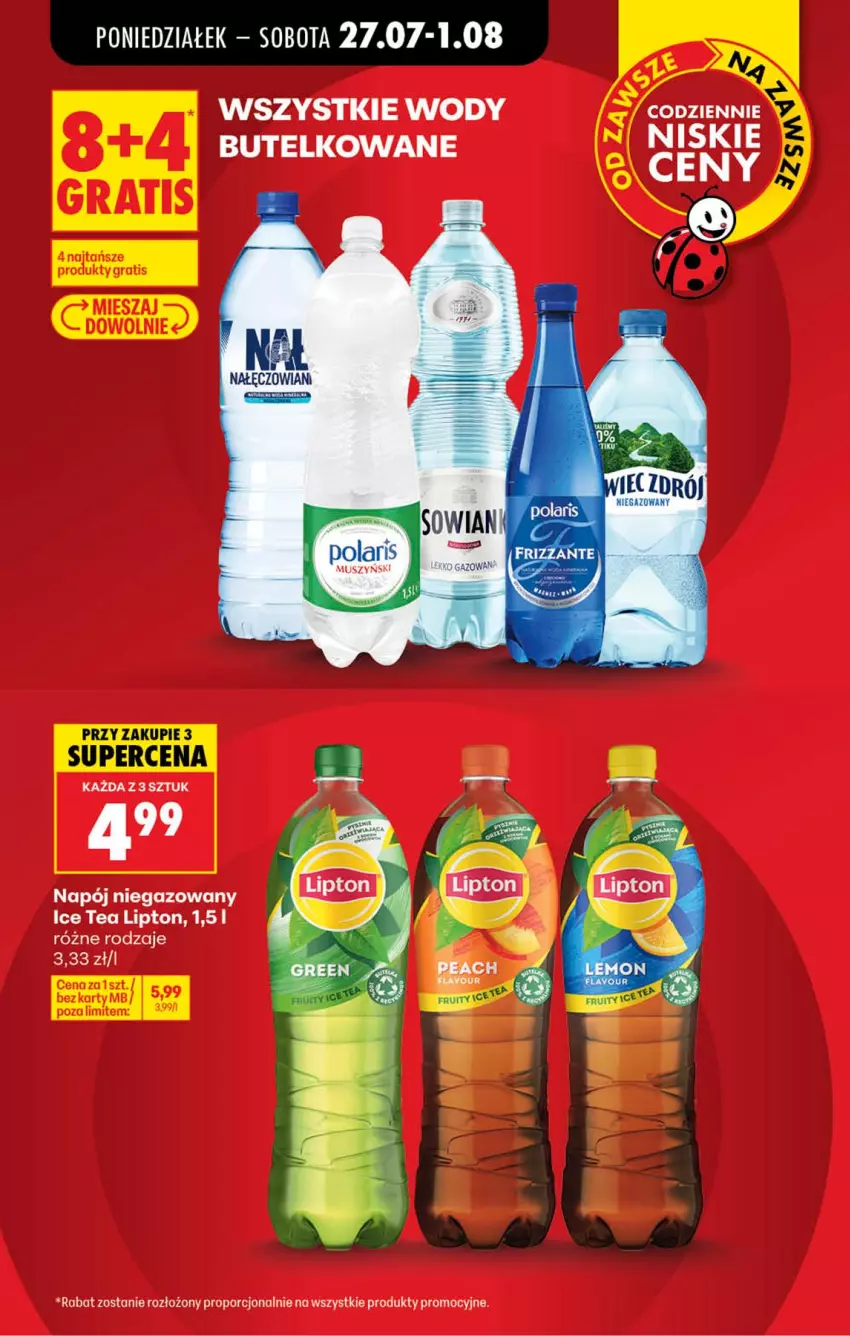 Gazetka promocyjna Biedronka - Od Poniedziałku - ważna 27.07 do 01.08.2026 - strona 14 - produkty: Lipton, Mus, Napój, Napój niegazowany, Por