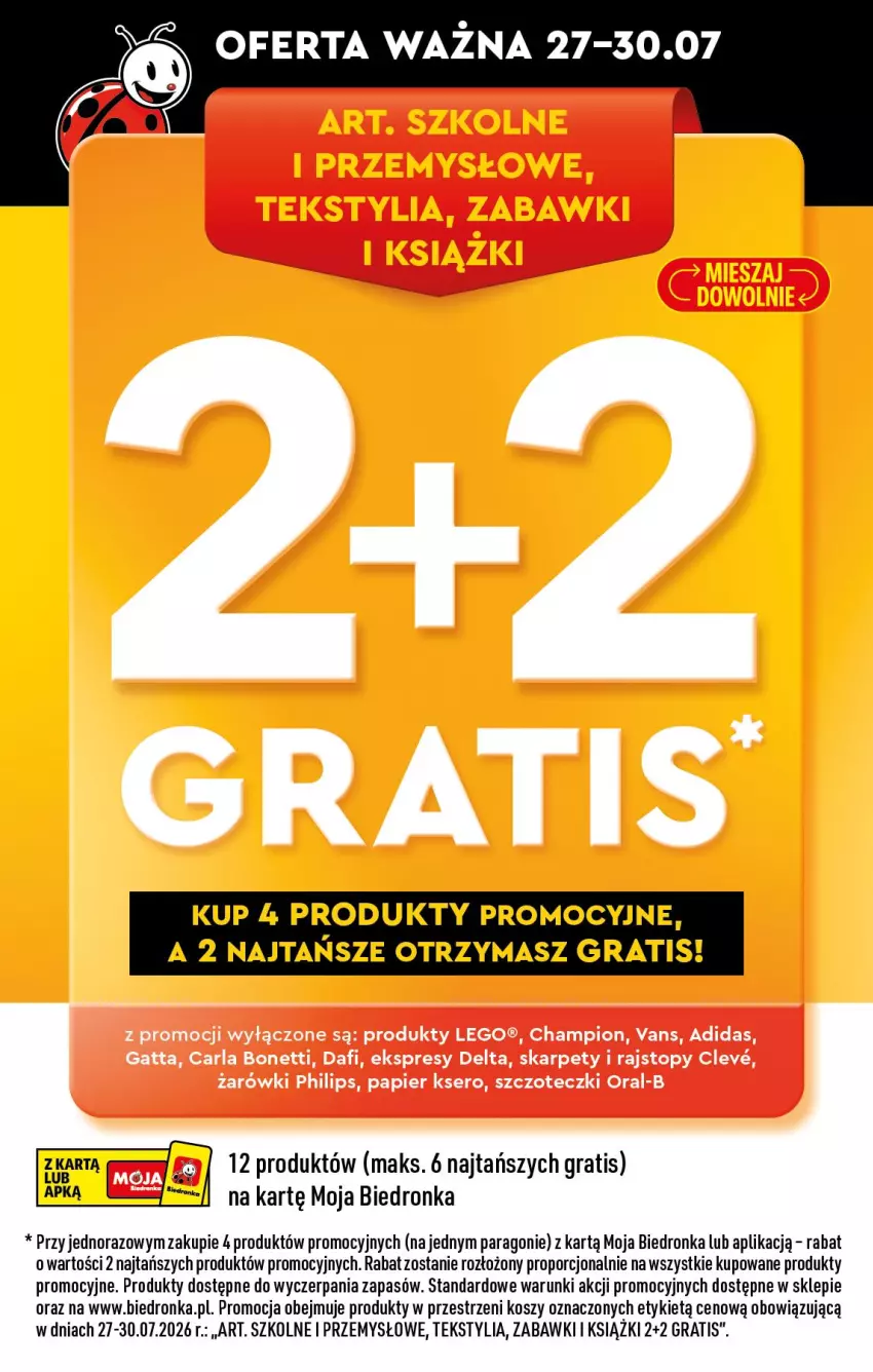 Gazetka promocyjna Biedronka - Od Poniedziałku - ważna 27.07 do 01.08.2026 - strona 2 - produkty: Gra, Kosz, Por