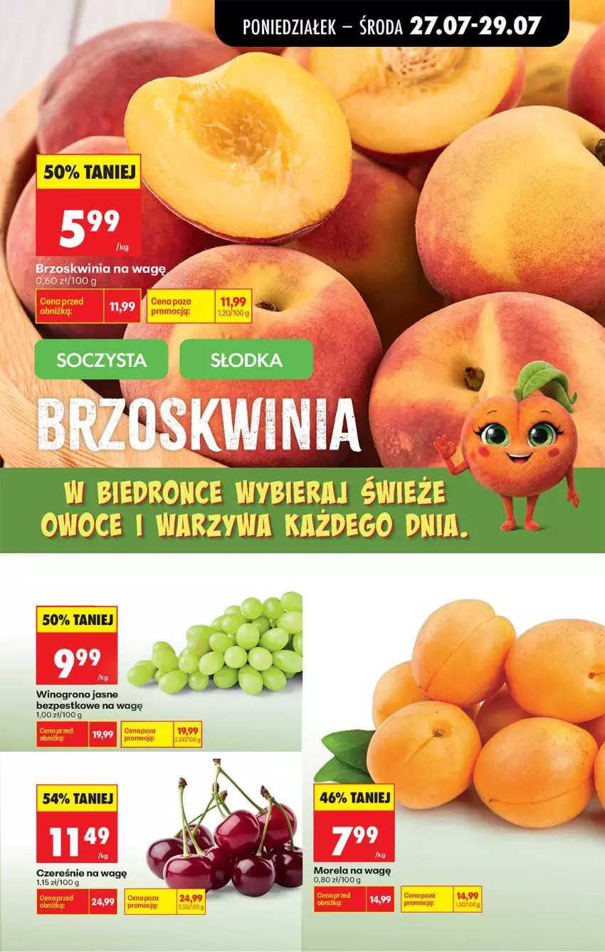 Gazetka promocyjna Biedronka - Od Poniedziałku - ważna 27.07 do 01.08.2026 - strona 26 - produkty: LG, Morela, Wino