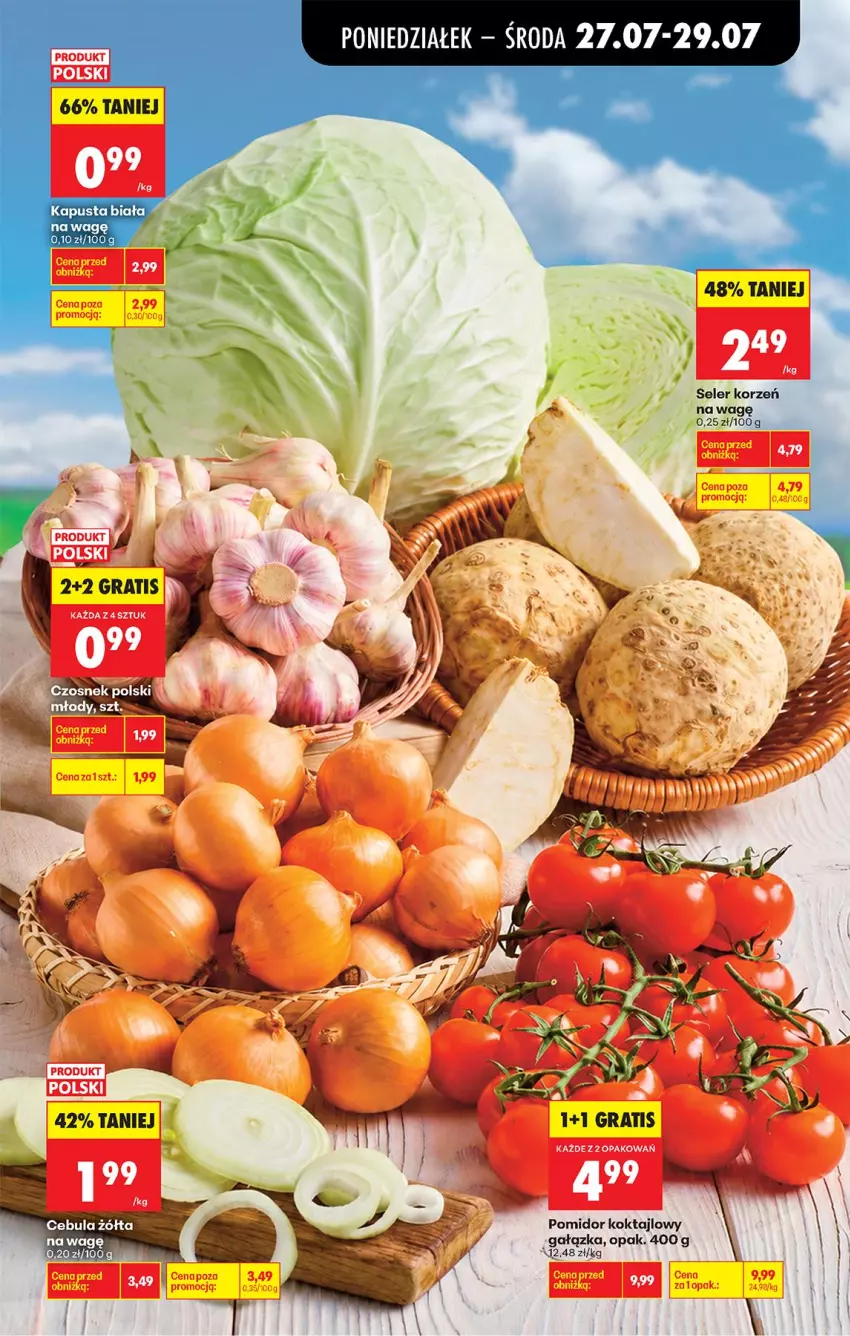 Gazetka promocyjna Biedronka - Od Poniedziałku - ważna 27.07 do 01.08.2026 - strona 27 - produkty: Cebula, Fa, Seler korzeń