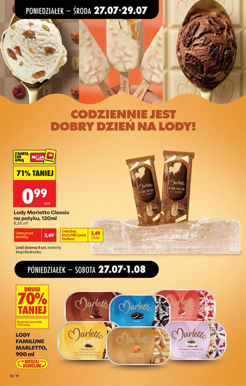 Gazetka promocyjna Biedronka - Od Poniedziałku - ważna 27.07 do 01.08.2026 - strona 30 - produkty: Fa, Lody