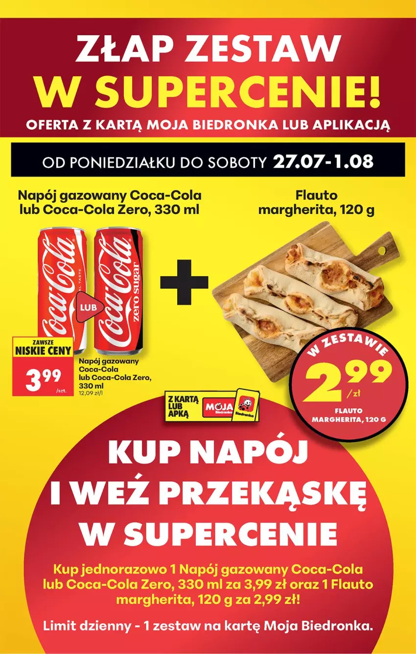 Gazetka promocyjna Biedronka - Od Poniedziałku - ważna 27.07 do 01.08.2026 - strona 57 - produkty: Coca-Cola, Napój, Napój gazowany