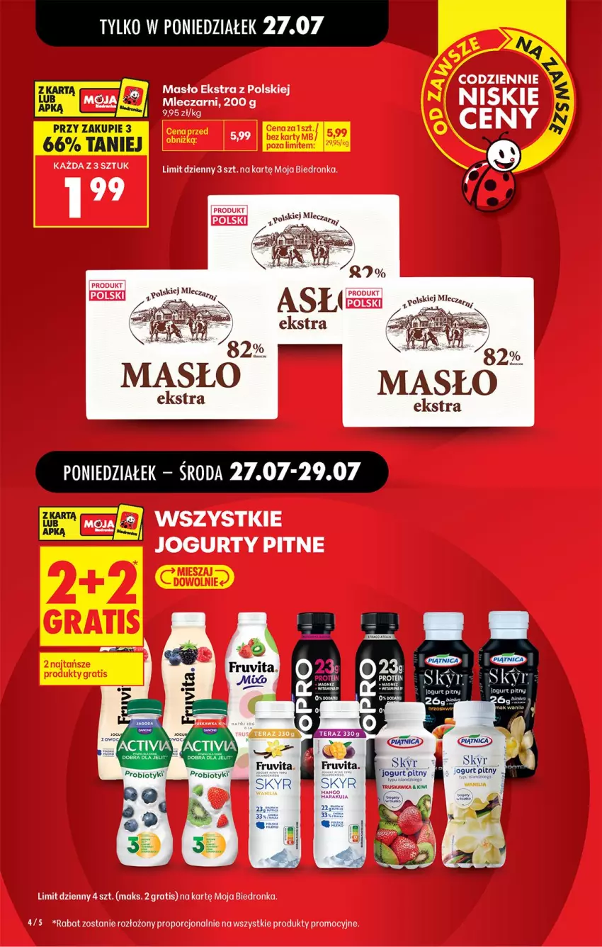 Gazetka promocyjna Biedronka - Od Poniedziałku - ważna 27.07 do 01.08.2026 - strona 6 - produkty: Gra, Masło, Por