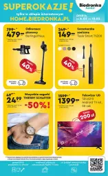 Gazetka promocyjna Biedronka - Gazetka - ważna od 17.02 do 17.02.2024 - strona 35 - produkty: Odkurzacz, Gra, Tesla, Zegar, Android TV, Telewizor, Szczoteczka