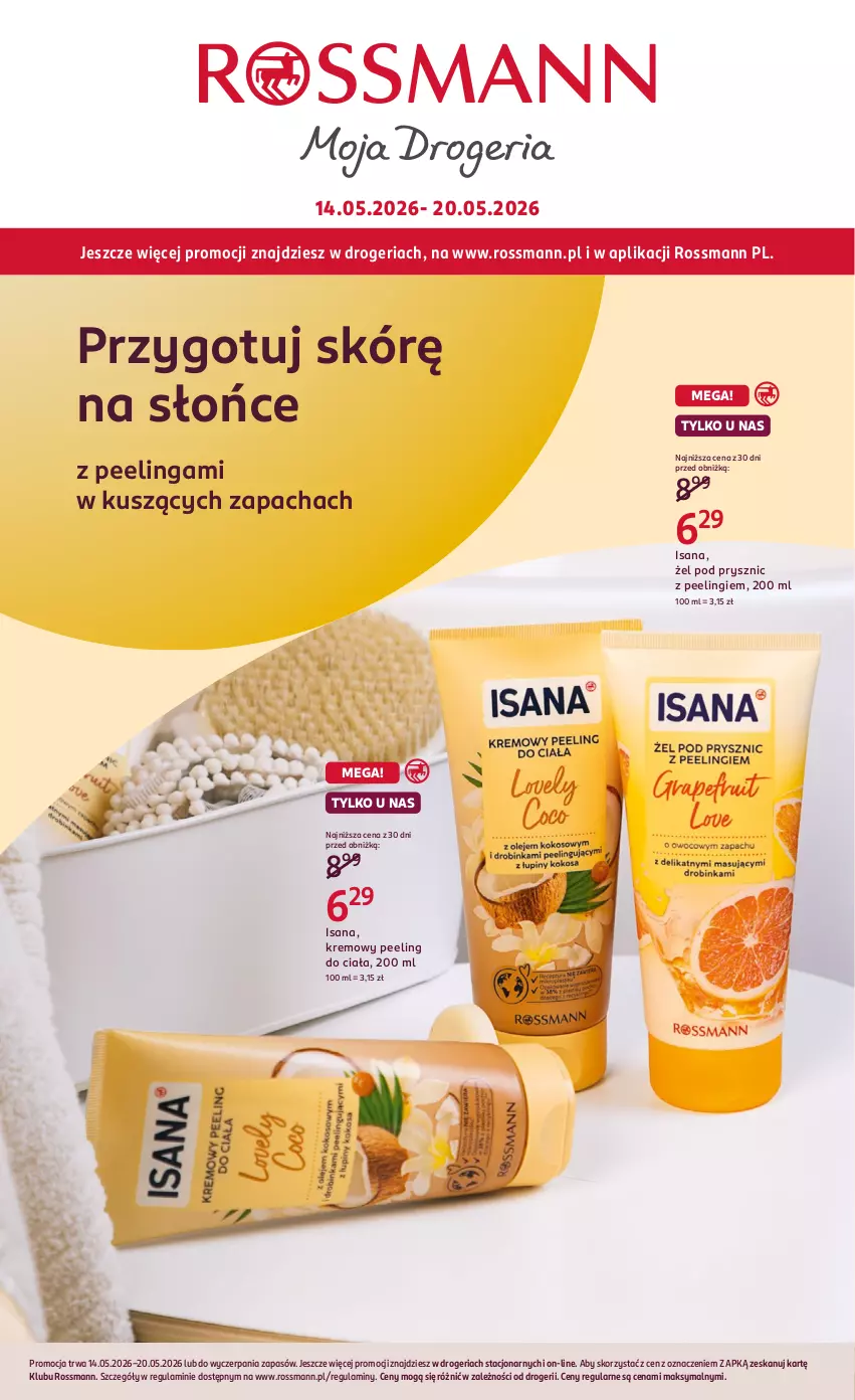Gazetka promocyjna Rossmann - Gazetka promocyjna Rossmanna - ważna 14.05 do 20.05.2026 - strona 16 - produkty: Isana, Peeling