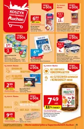 Gazetka promocyjna Auchan - Gazetka Ceny w dół Część 4 Supermarket Auchan - Gazetka - ważna od 31.01 do 31.01.2024 - strona 5 - produkty: Mozzarella, Jogurt naturalny, Ser, Zott, Jaja, Jogurt, Pasztet, Szynka, Morliny, Boczek, Feta, Fanta, Deser, Fa