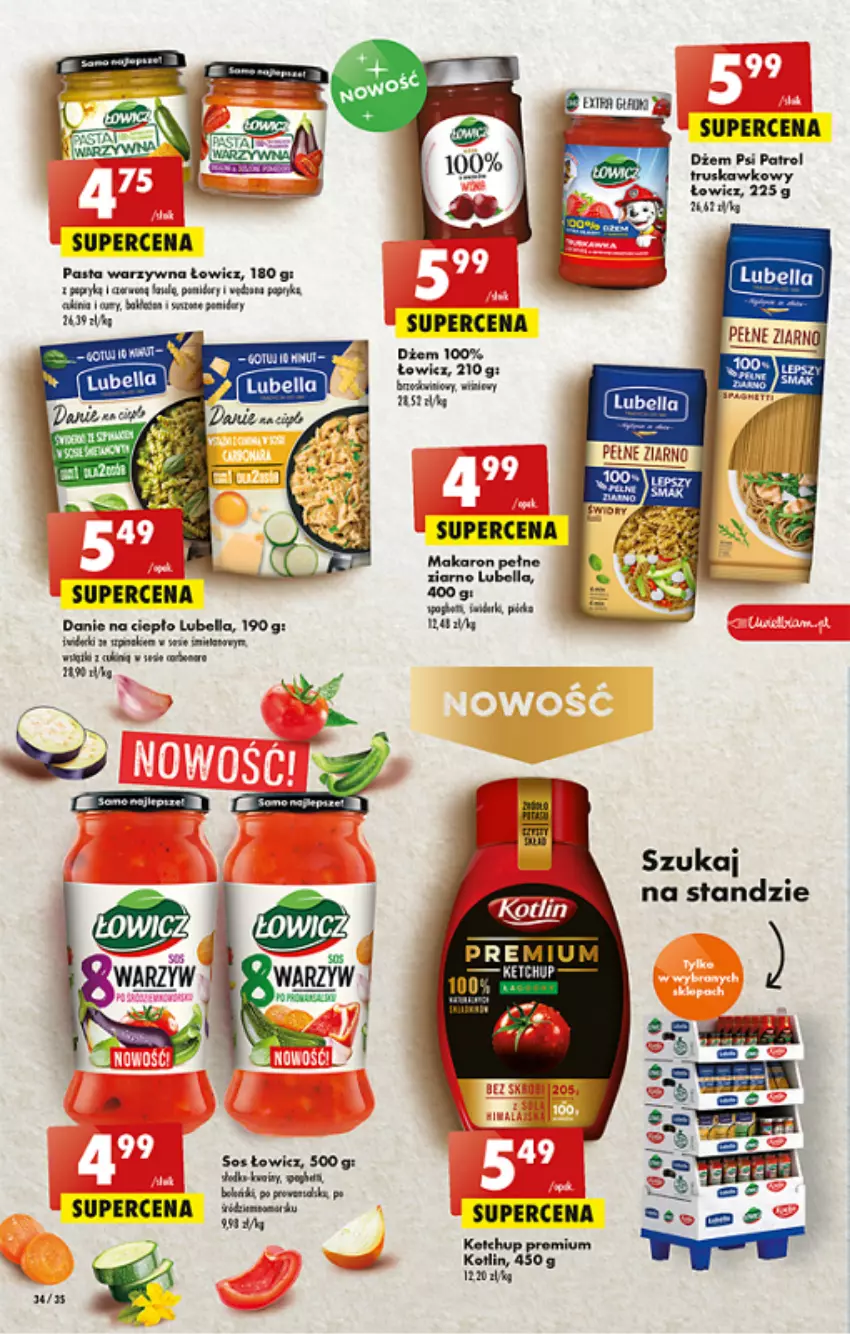 Gazetka promocyjna Biedronka - ważna 23.06 do 29.06.2022 - strona 34 - produkty: Bell, Bella, Fa, Lubella, Parka, Pasta warzywna, Taca