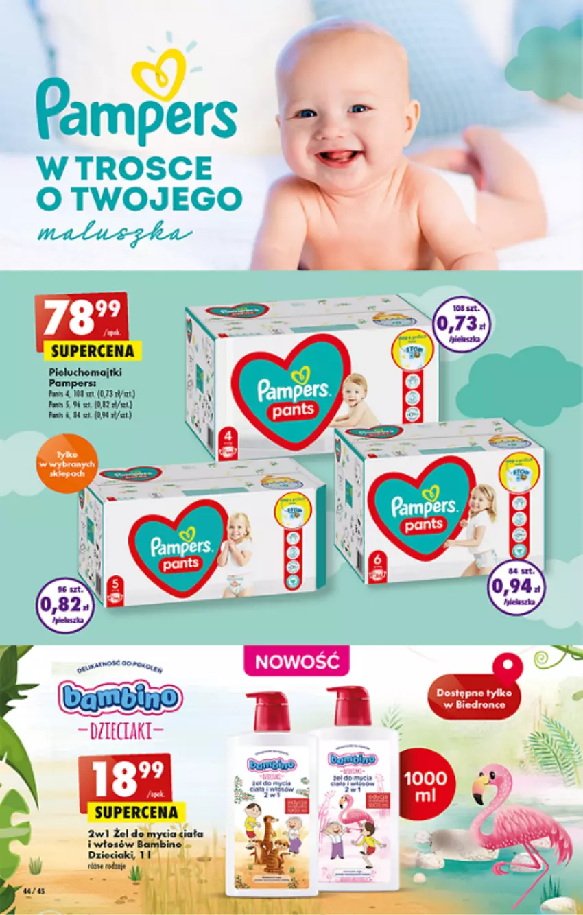 Gazetka promocyjna Biedronka - ważna 23.06 do 29.06.2022 - strona 44 - produkty: Fa, Majtki, Pampers