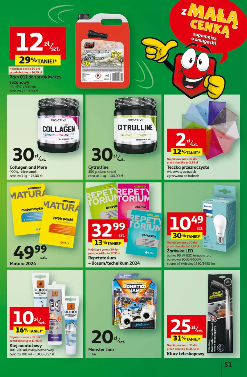 Gazetka promocyjna Auchan - Gazetka z MAŁĄ CENKĄ dźwigniesz więcej! Hipermarket Auchan - ważna 22.02 do 28.02.2024 - strona 51 - produkty: Gra, Klej, Rum, Teleskop