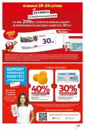 Gazetka promocyjna Auchan - Gazetka z MAŁĄ CENKĄ dźwigniesz więcej! Hipermarket Auchan - Gazetka - ważna od 28.02 do 28.02.2024 - strona 13 - produkty: Papier, Pomarańcze, Papier toaletowy