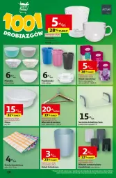 Gazetka promocyjna Auchan - Gazetka z MAŁĄ CENKĄ dźwigniesz więcej! Hipermarket Auchan - Gazetka - ważna od 28.02 do 28.02.2024 - strona 50 - produkty: Mop, Miseczka, Wieszak, Suszarka, Szklanka, Kubek, Olej, Miska, Fa