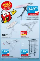 Gazetka promocyjna Auchan - Gazetka z MAŁĄ CENKĄ dźwigniesz więcej! Hipermarket Auchan - Gazetka - ważna od 28.02 do 28.02.2024 - strona 54 - produkty: Sok, Deska do prasowania, Wełna, Vileda, Tytan, Suszarka, Pokrowiec