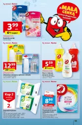 Gazetka promocyjna Auchan - Gazetka z MAŁĄ CENKĄ dźwigniesz więcej! Hipermarket Auchan - Gazetka - ważna od 28.02 do 28.02.2024 - strona 55 - produkty: Ser, Do mycia naczyń, Zawieszka do wc, Balsam do mycia naczyń, Chusteczki, Zmywaki kuchenne, Chusteczki do prania