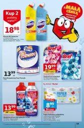 Gazetka promocyjna Auchan - Gazetka z MAŁĄ CENKĄ dźwigniesz więcej! Hipermarket Auchan - Gazetka - ważna od 28.02 do 28.02.2024 - strona 59 - produkty: Domestos, Rum, Gin, Gra, Papier, Zawieszki, Bref, Kret, Papier toaletowy, Ręcznik, Płyn do wc, Foxy