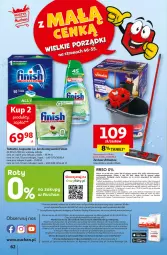 Gazetka promocyjna Auchan - Gazetka z MAŁĄ CENKĄ dźwigniesz więcej! Hipermarket Auchan - Gazetka - ważna od 28.02 do 28.02.2024 - strona 62 - produkty: Top, Ser, Por, Noż, Mop, Gra, Acer, Finish, Rama, Tablet, Kosz, Tera, Vileda, Wiadro, Zmywarki, Fa