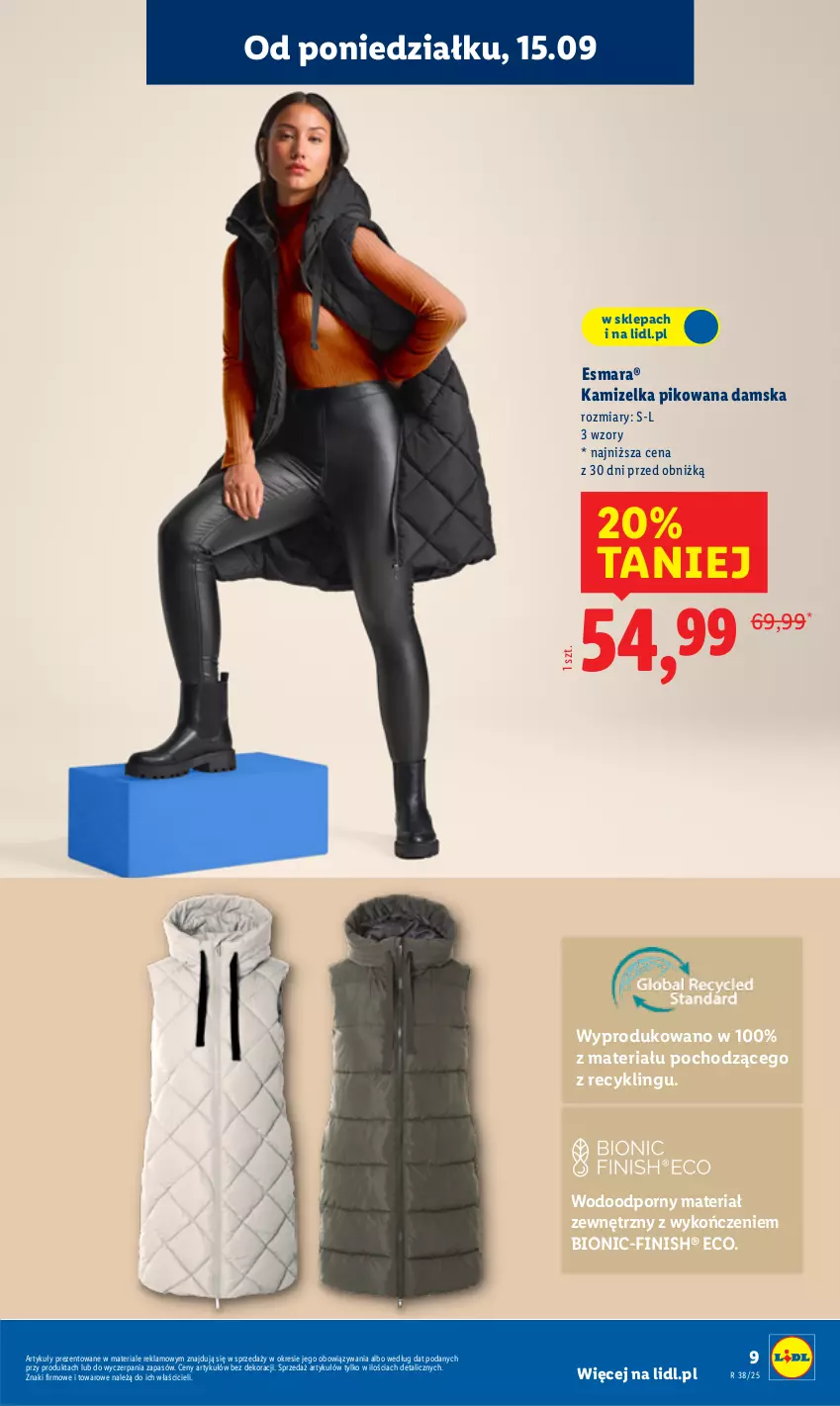 Gazetka promocyjna Lidl - GAZETKA - ważna 15.09 do 20.09.2025 - strona 11 - produkty: Finish, Kamizelka, Por