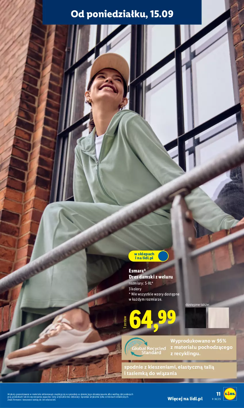 Gazetka promocyjna Lidl - GAZETKA - ważna 15.09 do 20.09.2025 - strona 13 - produkty: Dres, Spodnie
