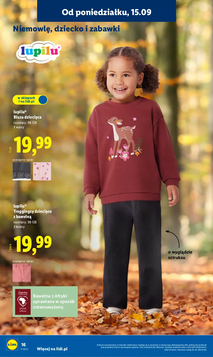 Gazetka promocyjna Lidl - GAZETKA - ważna 15.09 do 20.09.2025 - strona 18 - produkty: Bluza, Dzieci, Gin, Wełna
