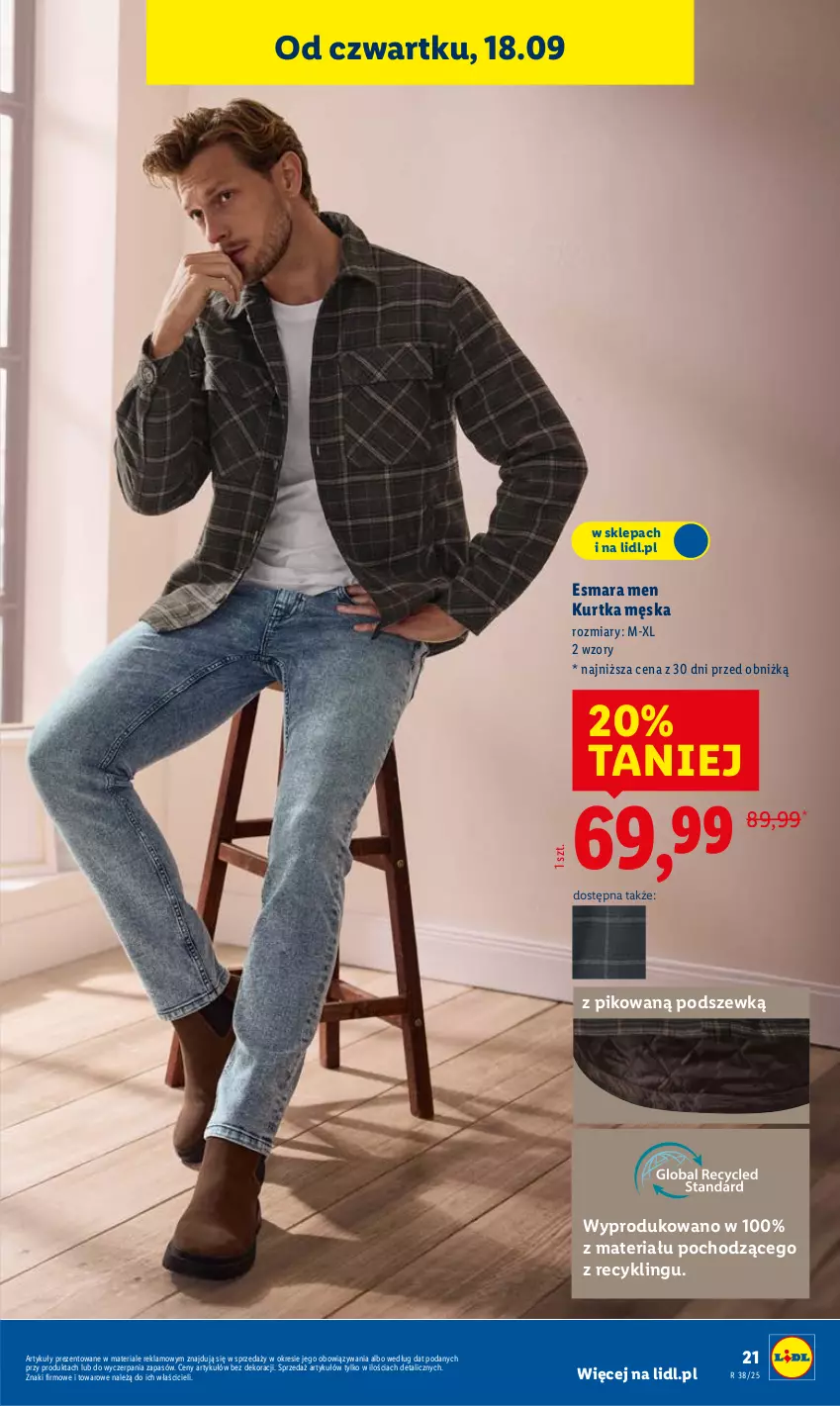 Gazetka promocyjna Lidl - GAZETKA - ważna 15.09 do 20.09.2025 - strona 27 - produkty: Kurtka