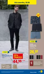 Gazetka promocyjna Lidl - GAZETKA - Gazetka - ważna od 20.09 do 20.09.2025 - strona 31 - produkty: Sok, Ser, Spodnie sztruksowe, Wełna, Spodnie, Bokserki