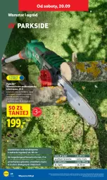 Gazetka promocyjna Lidl - GAZETKA - Gazetka - ważna od 20.09 do 20.09.2025 - strona 46 - produkty: Parkside, Okulary ochronne, Teleskop, Rura, Warka, Pasek, LANA, Ogród, Akumulator