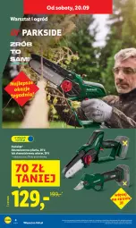 Gazetka promocyjna Lidl - GAZETKA - Gazetka - ważna od 20.09 do 20.09.2025 - strona 6 - produkty: Parkside, Sekator, Ogród, Akumulator