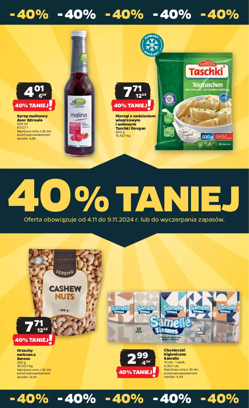 Gazetka promocyjna Netto - Od Poniedziałku - ważna 04.11 do 09.11.2024 - strona 27 - produkty: Chusteczki, Pierogi, Ser, Syrop, Zdrowie