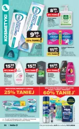 Gazetka promocyjna Netto - Od Poniedziałku - Gazetka - ważna od 09.11 do 09.11.2024 - strona 22 - produkty: Corega, Biały Jeleń, Pasta do zębów, Dove, Schauma, Always, Szampon, Podpaski, Gillette, Sensodyne