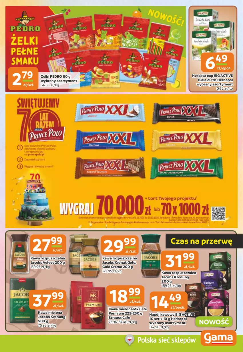 Gazetka promocyjna Gama - Gazetka Gama - ważna 16.10 do 28.10.2025 - strona 5 - produkty: Herbapol, Herbata, Jacobs, Jacobs Velvet, Kawa, Kawa mielona, Kawa rozpuszczalna, Napój, Velvet