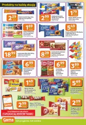 Gazetka promocyjna Gama - Gazetka Gama - Gazetka - ważna od 28.10 do 28.10.2025 - strona 4 - produkty: Goplana, Kit Kat, Ciastka, Princessa, Ser, Cukier, Chałwa, Jeżyki, LANA, Herbatniki, 7 Days, Rogal, Grześki, Czekolada, Baton, Cukierki, Gala, Biszkopty, Milka