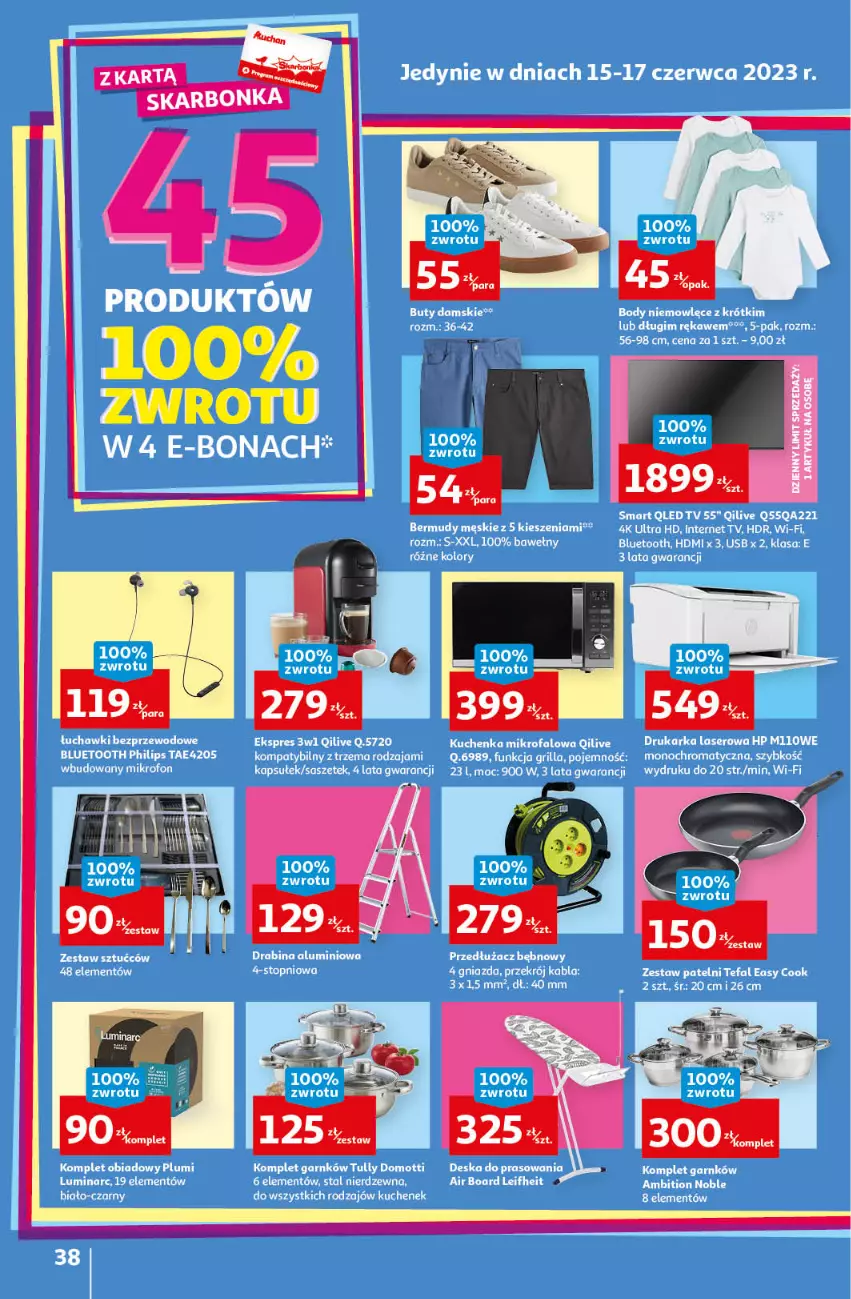 Gazetka promocyjna Auchan - Gazetka Sezon na orzeźwienie Hipermarket Auchan - ważna 15.06 do 21.06.2023 - strona 38