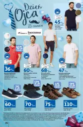 Gazetka promocyjna Auchan - Gazetka Sezon na orzeźwienie Hipermarket Auchan - Gazetka - ważna od 21.06 do 21.06.2023 - strona 24 - produkty: Por, Buty, Bermudy, Sandał, Kosz, O nas, Koszula, Koszulka, Sport