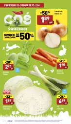 Gazetka promocyjna Aldi - Pełny katalog - Gazetka - ważna od 02.04 do 02.04.2022 - strona 2 - produkty: Cebula, Warzywa, Por, Owoce
