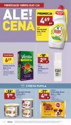 Gazetka promocyjna Aldi - Pełny katalog - Gazetka - ważna od 02.04 do 02.04.2022 - strona 24 - produkty: Top, Sos, Sok, Tera, Fairy, Herbata, Gala, Suplement diety, Pedigree, Fa