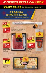 Gazetka promocyjna Biedronka - Czas na iberyjskie smaki - Gazetka - Biedronka.pl - Gazetka - ważna od 28.02 do 28.02.2024 - strona 12 - produkty: Ser, Por, Gra, Szynka, EPEE, Kiełbasa