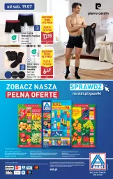 Gazetka promocyjna Aldi - Artykuły przemysłowe i tekstylia - Gazetka - ważna od 19.07 do 19.07.2025 - strona 14 - produkty: Ser, Por, Karp, O nas, Pierre Cardin, Biuro, Bokserki