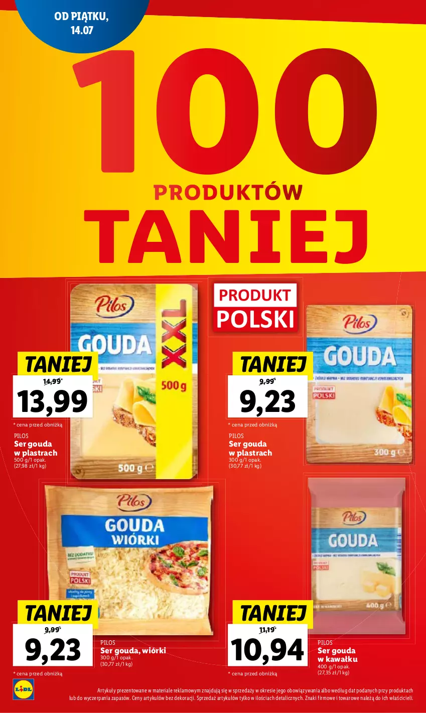 Gazetka promocyjna Lidl - GAZETKA - ważna 03.08 do 05.08.2023 - strona 22 - produkty: Gouda, Kawa, Pilos, Ser