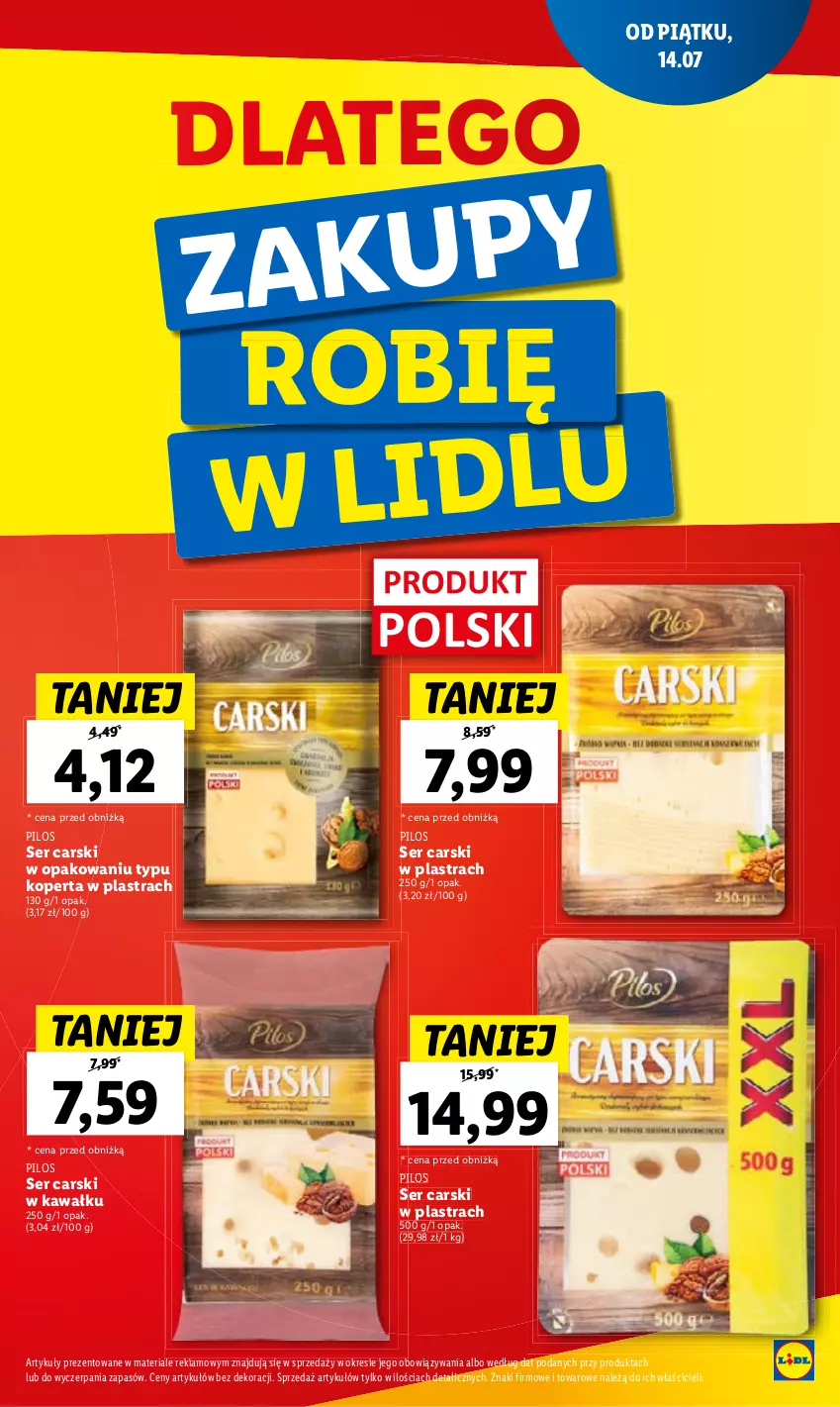 Gazetka promocyjna Lidl - GAZETKA - ważna 03.08 do 05.08.2023 - strona 23 - produkty: Cars, Kawa, Pilos, Ser