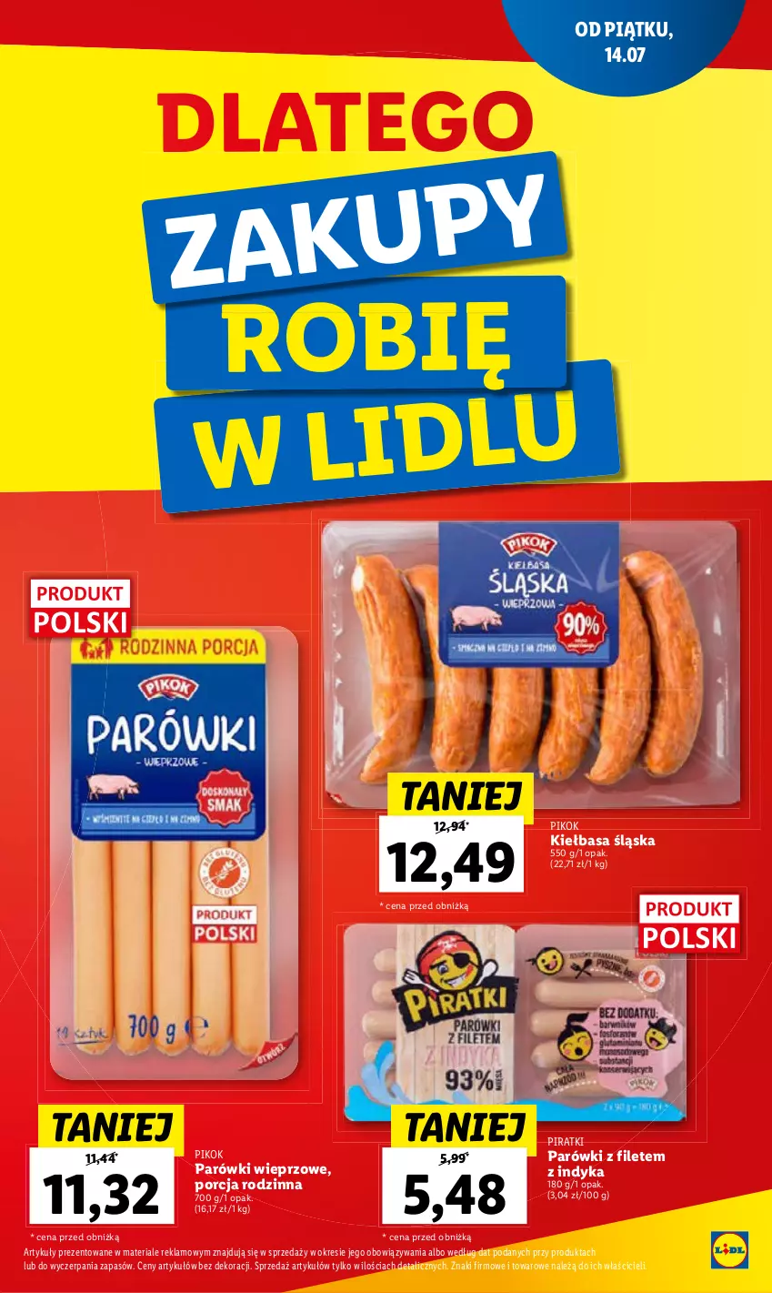 Gazetka promocyjna Lidl - GAZETKA - ważna 03.08 do 05.08.2023 - strona 31 - produkty: Parówki, PIKOK, Por