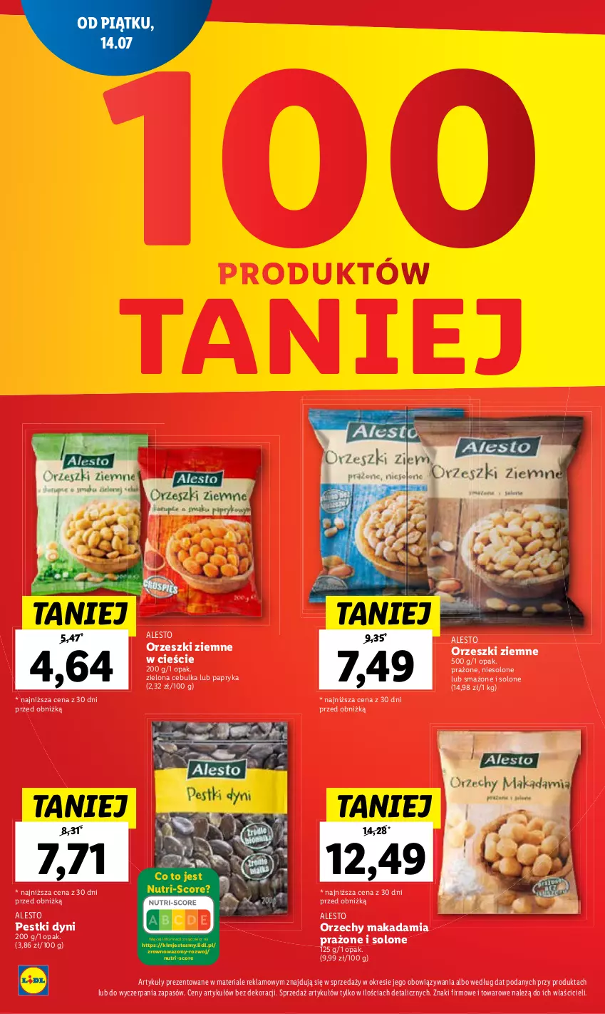 Gazetka promocyjna Lidl - GAZETKA - ważna 03.08 do 05.08.2023 - strona 32 - produkty: Orzeszki, Orzeszki ziemne, Papryka, Pestki dyni, Wazon