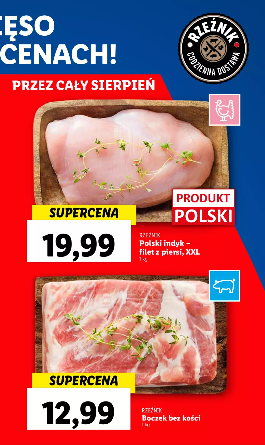 Gazetka promocyjna Lidl - GAZETKA - ważna 03.08 do 05.08.2023 - strona 7 - produkty: Boczek, Boczek bez kości