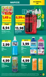 Gazetka promocyjna Lidl - GAZETKA - Gazetka - ważna od 05.08 do 05.08.2023 - strona 79 - produkty: Sok, Napój energetyczny, Red Bull, Morela, Coca-Cola, Napoje, Leon, Napój izotoniczny, Oshee, Fanta, Owoce, Woda, Sprite, Napój, Psi Patrol, Magnez, Hortex, Fa