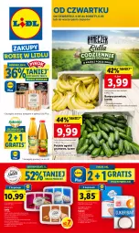 Gazetka promocyjna Lidl - GAZETKA - Gazetka - ważna od 06.05 do 06.05.2023 - strona 1 - produkty: Banany, Sok, Rum, Por, Gra, Bourbon, Cukier, Parówki, Kuchnia, Lody, Sok jabłkowy, Czekolada, Rodzynki, Grunt, Mięta