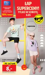 Gazetka promocyjna Lidl - GAZETKA - Gazetka - ważna od 06.05 do 06.05.2023 - strona 47 - produkty: T-shirt, Obuwie, Dzieci