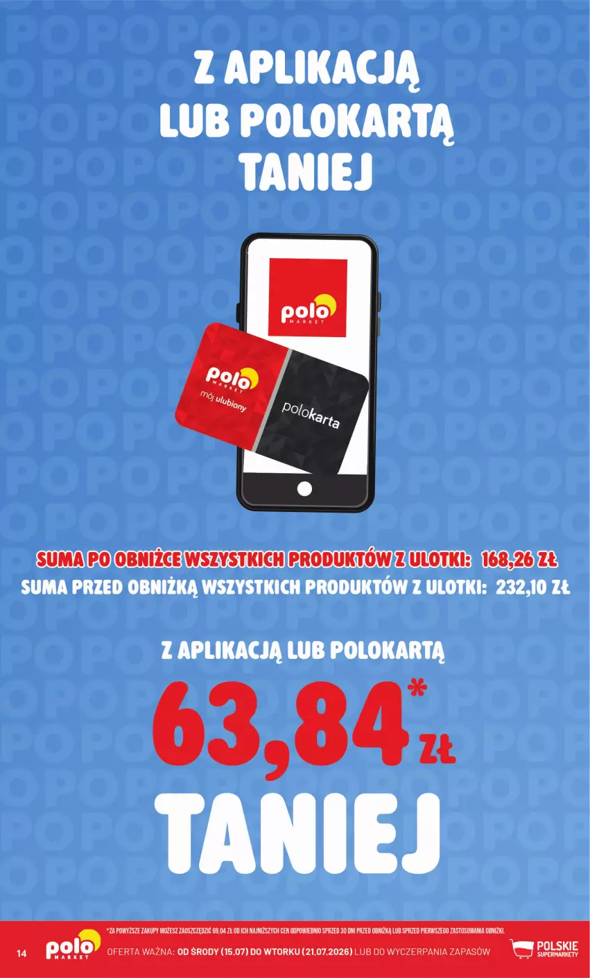 Gazetka promocyjna PoloMarket - Kupuj taniej z aplikacją - ważna 15.07 do 21.07.2026 - strona 14