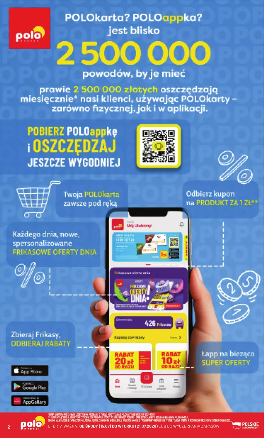 Gazetka promocyjna PoloMarket - Kupuj taniej z aplikacją - ważna 15.07 do 21.07.2026 - strona 2 - produkty: Gra, Grafika, Mobil