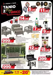 Gazetka promocyjna Bricomarche - Gazetka - ważna od 19.04 do 19.04.2025 - strona 9 - produkty: Piec, Por, Huśtawka, Termometr, Stół, Sofa, Rower, Siedzisko, Fotel, Grill, Lampa, Nawóz, Pokrywa, Fa