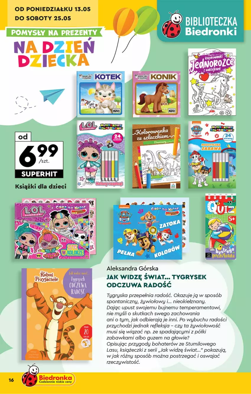 Gazetka promocyjna Biedronka - ważna 13.05 do 25.05.2024 - strona 16 - produkty: Dzieci, Gry, Mus, Ser, Zabawka